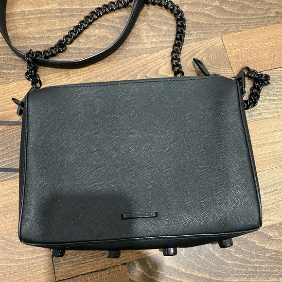 Rebecca Minkoff black textured crossbody bag - Picture 2 of 3